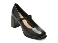 Pantofi de dama EPICA 7523 negri din piele naturala - 1