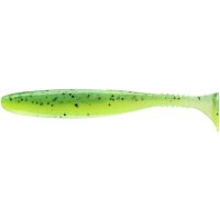 Naluca Shad Daiwa Tournament D.Fin UV, Chartreuse Tiger, 12.5cm, 5buc - 1
