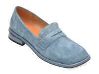 Mocasini GRYXX A599 albastri din piele intoarsa pentru femei - 1