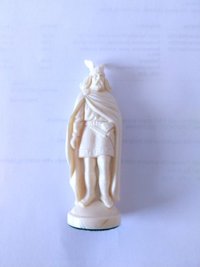 Rege alb pentru setul tematic din plastic Viking - Piesa de rezerva - 1