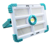 Proiector solar COBA CB F280 putere 200W si 280 LED alb/albastru 6 casete - 1