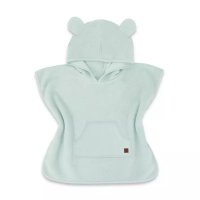 Poncho de baie Qmini cu gluga cu urechi si buzunar, 4-7 ani, Mint, Oeko-Tex Standard 100 - 1