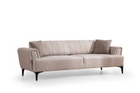 Canapea extensibila HAMLET, 3 locuri, bej, 230x95x77 cm - 1