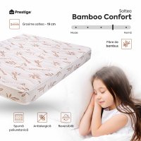 Saltea BAMBOO CONFORT, spumă poliuretanică, reversibilă, hipoalergenică, superortopedică, Grosime 19 cm - 3