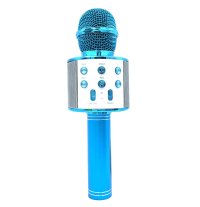 Microfon Wireless Karaoke MRG MWS858, Reincarcabil, Boxa, Albastru - 6