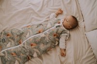 Sac de dormit din bumbac 0-24 luni Grow with me Boho Green Sleepee 2,5 tog - 1