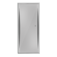 Oglinda de baie L-1164 cu LED si buton tactil, 45x140 cm - 2
