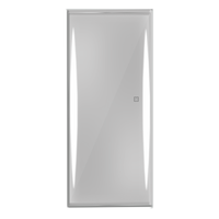 Oglinda de baie L-1164 cu LED si buton tactil, 45x140 cm - 1