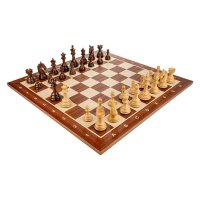Piese Staunton 6 Columbia cu Tabla de lemn mahon 55 x 55 mm - 1