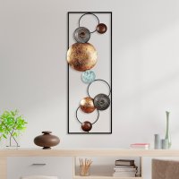 Tablou metalic Textured Multicolor 32x90x4 cm - 2