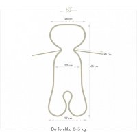 Insertie antitranspiratie 3D pentru scaun auto, BabySteps, 0-13 kg, Lemon - 1