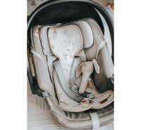 Insertie antitranspiratie 3D pentru scaun auto, BabySteps, 0-13 kg, Lemon - 2