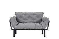 Canapea Extensibilă 2 locuri SUNNY, pentru terasă, 155x70x85 cm - 1
