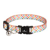 ZGARDA PENTRU PISICI,FLAMINGO, ARYA BULINE MULTICOLORE 20-35CMx10MM - 1