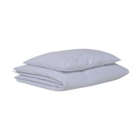 Lenjerie din bumbac cu 8 piese pentru saltea 120x60 cm Beberoyal ElefantBirds Roz - 1