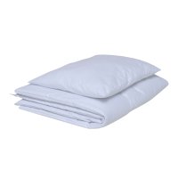 Lenjerie din bumbac cu 8 piese pentru saltea 120x60 cm Beberoyal ElefantBirds Roz - 2