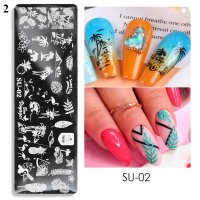 Matrita de unghii pentru stampila summer trends SU-02 - 1