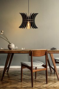 Lustra 149 Negru 20x20x60 cm - 2