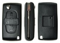 Carcasa cheie flip Techstar cu 4 butoane pentru Peugeot 1007 – model compatibil BRE2247 - 3