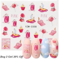 Tatuaj decor unghii YZW-3358 - YZW3358 - Everin.ro - 1