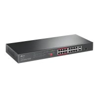 Switch TP-Link TL-SL1218P, 16 porturi PoE+, 10/100/1000 Mbps - 5