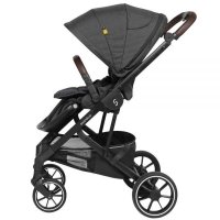 Carucior 2 in 1 Moss Onyx Skiddou negru - 4