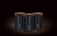 Set 3 Recipiente pentru Depozitare, ebony rosewood - 2