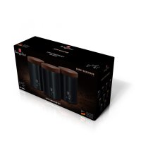 Set 3 Recipiente pentru Depozitare, ebony rosewood - 4