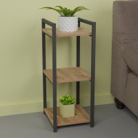 Raft de podea Black Metal Pako World Natural 33x28x70 cm - 2