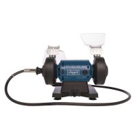 Polizor de banc HG35 Scheppach 5903112901, 120 W, 11000 rpm cu accesorii incluse - 1
