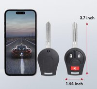 Carcasa Cheie Auto Completa Programabila, Compatibila Nissan Qashqai, X-Trail, Navara, Pathfinder, Murano, Infiniti FX - 7