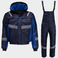Costum de iarna matlasat Gamma Palltex, jacheta si salopeta impermeabile - 10