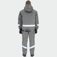 Costum de iarna matlasat Gamma Palltex, jacheta si salopeta impermeabile - 2