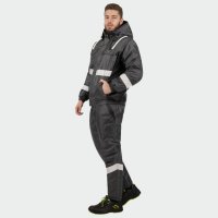Costum de iarna matlasat Gamma Palltex, jacheta si salopeta impermeabile - 4