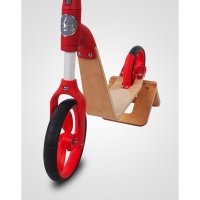 Trotineta pentru copii Sun Baby 006 EVO 360 Red, transformabila in bicicleta de echilibru fara pedale, vasrta 3-5 ani, greutatea maxima 20 kg, roti mari cauciucate, frana de picior pe roata din spate - 4