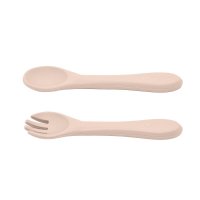 Set tacamuri din silicon PetiteMars fara BPA TakeMatch 6 luni+ bej - 1
