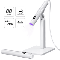 Mini Lampa UV LED cu Suport Detașabil Alb | Polimerizare Intermediară - 1