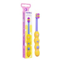 Periuta de dinti pentru copii Premium moale galbena Nordics - 1