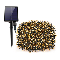 Instalatie LED Solar pentru Exterior cu 8 Moduri de Iluminare - 1