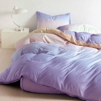 Lenjerie Accent Cobalt 4 Piese (Bumbac Satinat) - 1