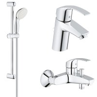 Pachet promo 3in1 baterii baie Grohe Eurosmart marimea S (33265002,33300002,27853001) - 1