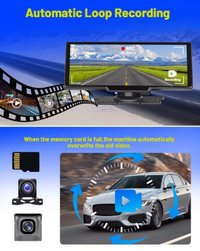 Ecran carpay portabil 3in1 9,3 android radio camera fata spate bt - 6
