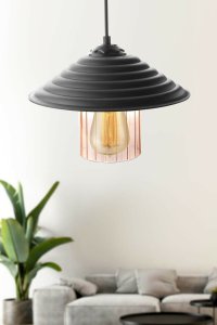 Lustra 204 Negru 55x25x25 cm - 2