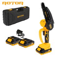 Mini drujba electrica ROTOR RMC21-6 cu 2 acumulatori 21V, 2Ah si lama de 150mm - 1