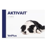 VETPLUS Aktivait Medium & Large Breed, supliment sistem nervos & calmante câini, comprimate VETPLUS Aktivait Medium & Large Breed M-XL, supliment sistem nervos & calmante câini, cutie, 60 comprimate - 2