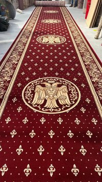 Covor Bisericesc Traversa Lotos Roșu 120x2400 cm Delta 15032 - 3