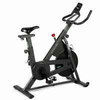 Bicicleta de fitness OVICX Q100C - Spinning bike cu display LCD multifunctional - 1