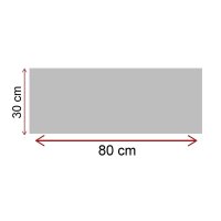 Tablou decorativ Wallxpert, pânză multicoloră 30x80 cm cu ramă din lemn - 3