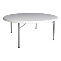 Masa pliabila Comfort, Pako World, Valiza Alba, 180x180x74 cm - 1