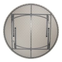 Masa pliabila Comfort, Pako World, Valiza Alba, 180x180x74 cm - 2